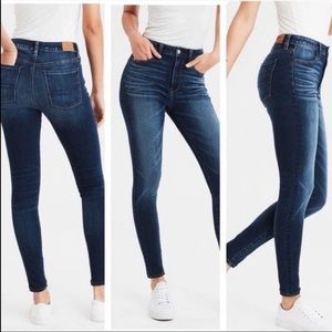 AE Dark High Rise Jeans